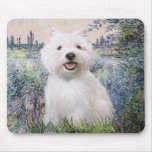 By the Seine - Westie 2 Mousepads