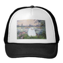 By the Seine - White Persian kitten #49 Mesh Hats