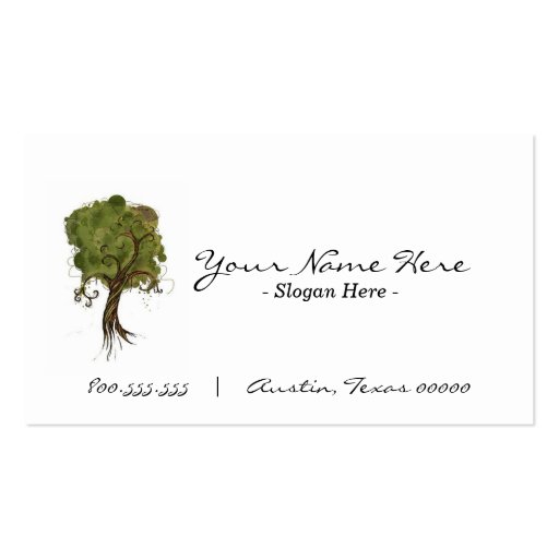 "By The Tree"  Business Card