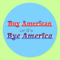 bye american stickers