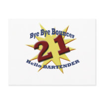 bye bye bouncer post card