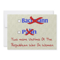 BYE-BYE LADIES PERSONALIZED INVITES