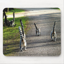 Bye Bye Lemurs mousepads by Irishdreams Bye Bye Lemurs mousepads