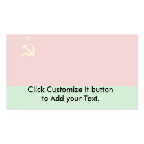 Byelorussian Ssr, Belarus flag Business Card