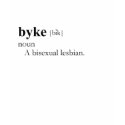 BYKE (definition) t-shirts