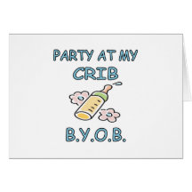 BYOB  Boy's Greeting Card