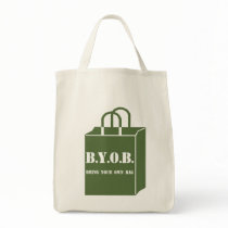BYOB Earth Day Organic Tote Bag bags