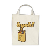 byob! To infinity! Organic Canvas Bag