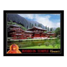 Byodo-In Temple, Oahu, Hawaii Postcard