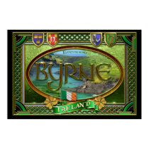 Byrne Family Banner Print