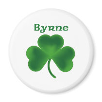 Byrne Shamrock magnets by NameGame Byrne Shamrock magnets