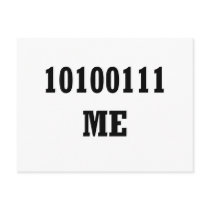 Byte me post card