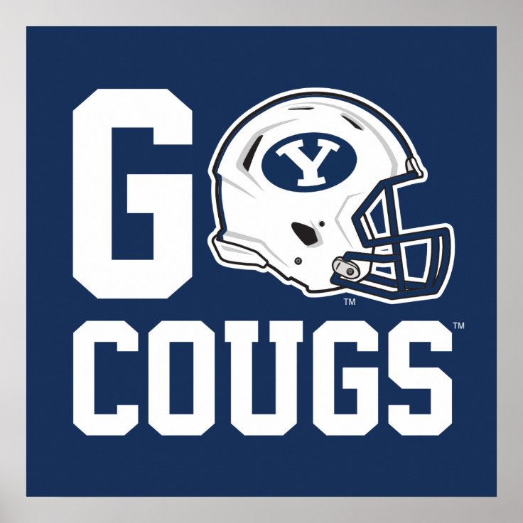 BYU Go Cougs Poster Zazzle