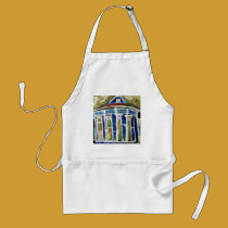Bywater Blue aprons