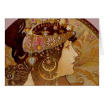 Byzantine Brunette, 1897 Cards