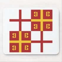 Byzantine Empire Flag mousepads