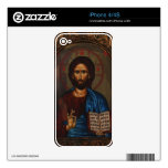 Byzantine Greek Orthodox Icon JESUS CHRIST Skins For The iPhone 4S