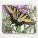 BZ- Yellow Swallowtail Butterfly mousepads