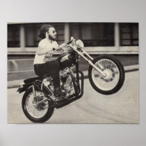 c1969 TRIUMPP Motorcycle Poster