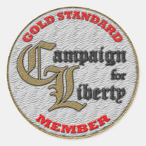 C4L Gold Standard Member Sticker! stickers