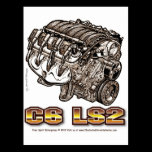 C6 LS2 postcards