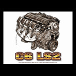 C6 LS2 postcards