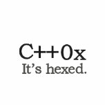 C++0x: It's hexed. Polo Shirt