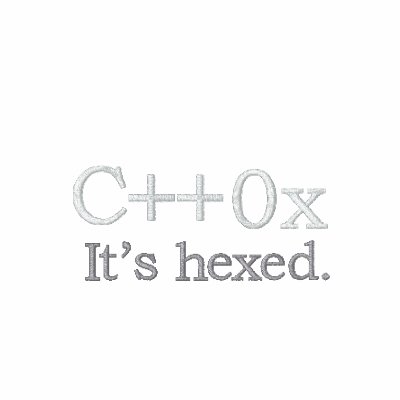 C++0x: It's hexed. Polo Shirt
