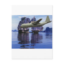 C-130 Somewhere in the South Pacific Postcards