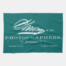 C. 1870 Napoleon Sarony, American Photographer Hand Towels