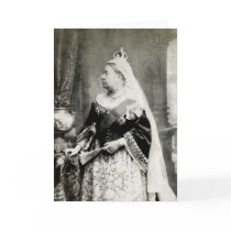 C. 1880 Queen Victoria of England Greeting Card