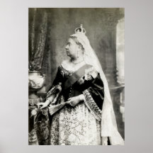 C. 1890 Queen Victoria of England Posters