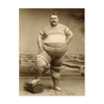 C. 1890 The Big Guy Postcard