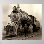 C. 1905 Railroad Train Poster