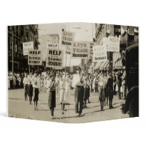 C. 1930 Rally in Boston 3 Ring Binders