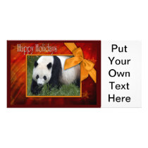 c-2011-panda-0088 photo greeting card