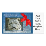 c-2011-snow-leopard-034 photo greeting card
