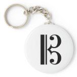C-Clef Keychain