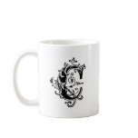 C Decorative Letter Mugs