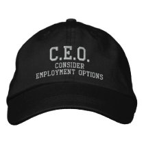 C.E.O. Embroidered Hat embroidered hats by embroideryshirts C.E.O. Embroidered Hat embroidered hats