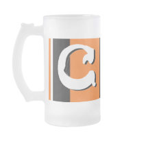 C Frosty Mug (double, tiger-stripe style) by pharrisart C Frosty Mug (double, tiger-stripe style)