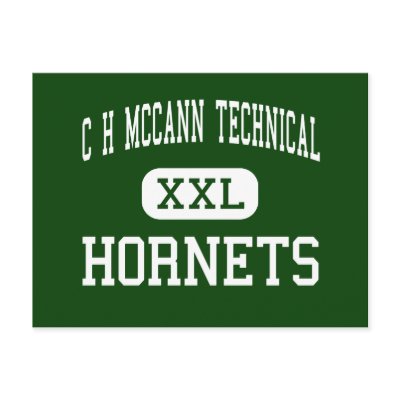 C H McCann Technical - Hornets - North Adams Post Cards by customteamsportswear