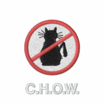 C.H.O.W. Logo hooded sweatshirt embroidered shirts