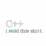 C++: I stold this shirt Polo Shirt