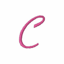 C-Initial Zipper Jacket-Embroidered embroidered shirts