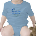 C is for Calculus t-shirts by SuperSmartKids C is for Calculus t-shirts