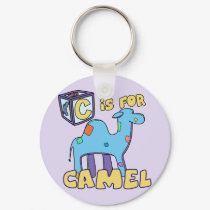 C is for Camel Keychain by PatchworkPals C is for Camel Keychain