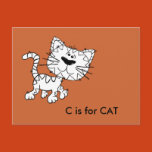 c, letter c, flashcard, flash card, learn,