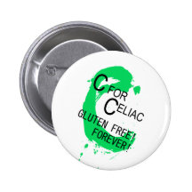 C is for Celiac Gluten Free Forever Pins