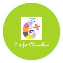 C is for Chameleon stickers by pomegranatedreidel C is for Chameleon stickers